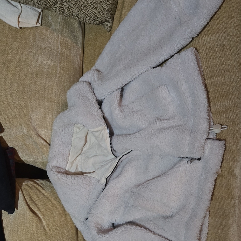 lululemon athletica Light Pink Teddy Jacket